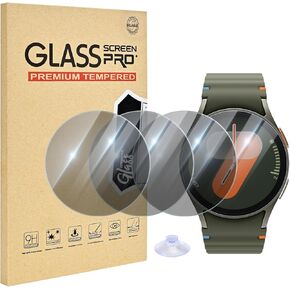 4 Pack Compatible for Samsung Galaxy Watch 6 Classic Screen Protector 43mm, Clear Ultra-thin 9H Tempered Glass Film with High Sensitive & HD Full Coverage for Galaxy Watch 6 Classic 43mm Film