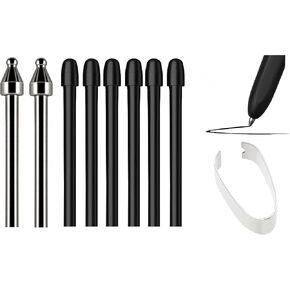 No Worn Out Titanium Alloy Metal Samsung Galaxy Tab S10 Ultra Spen Tips Replacement Nibs for Samsung Galaxy Tab S10 Ultra S9 S8 S7 Tab Ultra S24 S23 S22 Note 9 8 Pen King Write Digital Pen Fine Tip
