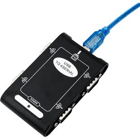 USB to RS232 Adapter with ASIX Chipset USB to DB9 Male Serial Converter for Cashier Register, Modem, Scanner