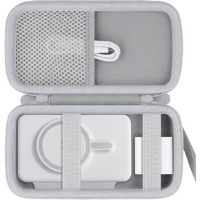 Hard Carrying Travel Case for Kmsoioa/Knild/Rynd 3 in 1 Wireless Charger Station,Compatible with Foldable Travel Magnetic Wireless Charger