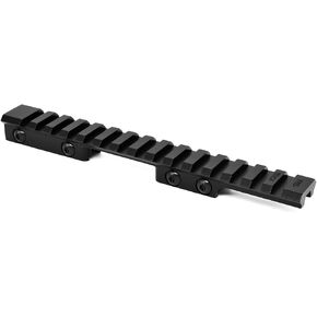 Warne CZ 452/455 11mm Picatinny Rail Adapter, 15MOA, Black, 7755M