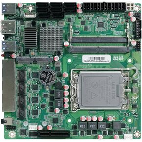 B760 NAS Motherboard is Suitable for Processor 12/13/14 Generation CPU |2X M.2 NVMe|8X SATA3.0|4X Intel 2.5G Network Port 17 * 17cm Soft Router ITX Mainboard