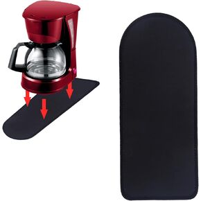 Degpum Coffee Maker Mat for Coffee Maker,Kitchen Appliance Slider,Coffee Maker Slider for Counter Kitchen Appliance, Drip Coffee Maker Accessories (L)
