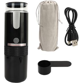 Portable Coffeemaker Machine, Battery Operated Coffee Maker, Camping Coffee Makers, Mini Handheld Coffee Machine, Cordless Type C Rechargeable Auto Mini Coffeemaker, For Travel Camping