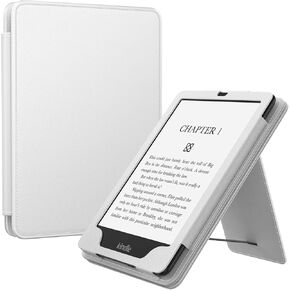 MoKo Case for 6.8" Kindle Paperwhite (11th Generation-2021) and Kindle Paperwhite Signature Edition, Slim PU Shell Cover Case with Auto-Wake/Sleep for Kindle Paperwhite 2021, White
