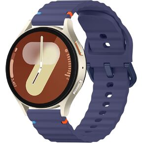 Meliya Silicone Sport Band for Samsung Galaxy Watch 7 Band 40mm 44mm, Soft Silicone Strap for Galaxy Watch 6 5 4 FE Band 40mm 44mm/Galaxy Watch 6/4 Classic 47mm 43mm 46mm 42mm/Watch 5 pro 45mm
