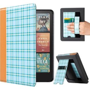 COBAK CASE مع Stand for Kindle Paperwhite 12th Gen 2024 تم إصداره (7 ") و kindle Colorsoft Signature Edition - غطاء جلدي متين مع إيقاظ النوم التلقائي ، فتحة البطاقة ، ميزة حزام اليد