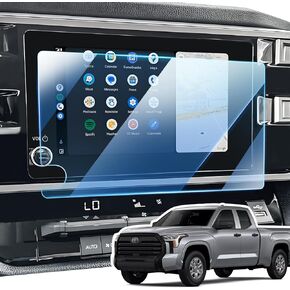 Screen Protector for 2025 2024 Toyota Tundra & Sequoia SR5 8 inch Infotainment Touch Screen, HD, High Sensitivity, 9H Tempered Glass Car Screen Protector, Tundra Accessories