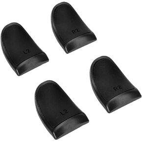 L2 R2 Extended Grips Soft Touch Controller Extenders Buttons Extension for ,Easy to Install and Uninstall, Long Service Life(Black)