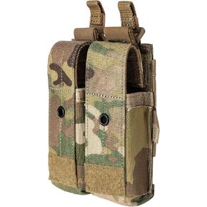 5.11 Flex Pistol Double Mag Cover Tactical Pouch MOLLE, Style 56678MC, Multicam