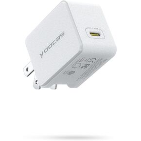 45W Super Fast Charger USB C,Type C Wall Charger,Mini Foldable PD PPS Gan Charger Block for iPhone 16/15/14/Pro,Samsung Galaxy S22/S23/S24/S25-White