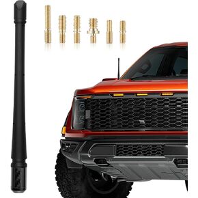 Short Antenna Compatible with Ford F150 (2009-2024), Geyrut Truck Antenna for Ford F150 7 Inch Stubby Radio Antenna Replacement Designed for Optimized FM/AM Reception