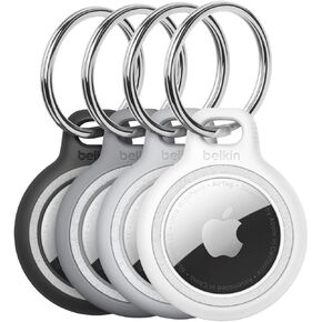 Belkin AirTag Case Keychain with Reflector (4 Pack) MSC011dsGS