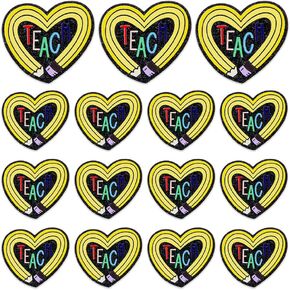 15Pcs Sparkling Acrylic Heart Charms Flatback Resin Charms Love Heart Planar Charms for DIY Keychains Rearview Mirror Decorations and Cellphone Accessories