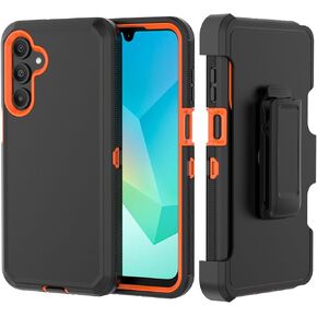 Phone Case for Samsung Galaxy A16 2024 case,Heavy Duty Hard Shockproof Armor Protector Case Cover with Belt Clip Holster for Samsung A16 2024 Phone Case (Navy Blue)