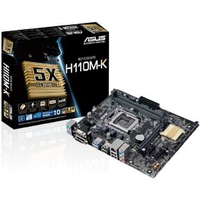 ASUS Micro ATX DDR4 LGA 1151 Motherboards H110M-K