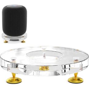 Suitable for Homepod Stand 1st Gen & 2nd Gen Speaker,Acrylic Table Stand Speaker Mount for Apple Homepod Speaker Sound from Shock-Absorbing Foot Pads