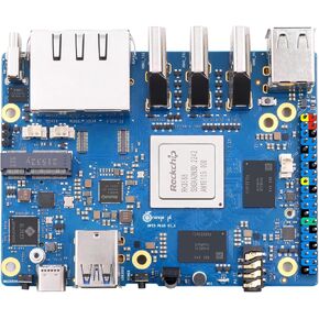 Orange Pi 5 Plus 8GB LPDDR4/4x Rockchip RK3588 8-Core 64-Bit Single Board Computer with eMMC Socket, Development Board Run Orange Pi/Linux/Ubuntu/Debian/Android OS (8GB)