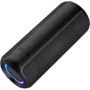 Portable 30W Bluetooth Speaker with LED Light Show, IPX6 Waterproof, Deep Bass, TWS & DSP Audio, Bluetooth 5.2, 10H Battery, Portable Wireless Speaker for Home, Outdoors & Parties