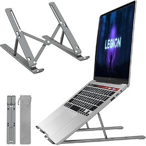 Laptop Stand for Lenovo Legion 5 15ARH7 Laptop, Ergonomic 6-Levels Angles Adjustable Computer Stand, All Aluminum Laptop Stand