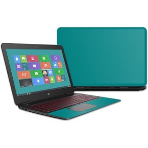 MightySkins Skin Compatible with HP OMEN Laptop 15t (2016) wrap Cover Sticker Skins Solid Teal