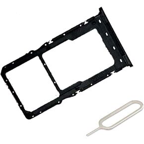 for Motorola Moto G Pure 2021 XT2163 XT2163DL XT2163-4 XT2163 Sim Card Tray SD Sim Card Holder Container Replacement Part Black