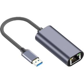 Ethernet Adapter, USB to 100/1000 Gigabit Ethernet LAN Network Adapter Fits for MacBook Pro/Air, iPad Pro, iMac, XPS, Surface Pro, Notebook Laptop UC164 Dell XPS and More