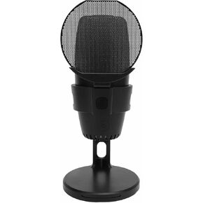 USB Gaming Microphone for PS 4/PS 5/PC, Condenser Microphone with Filter, Dynamic Ambient Lights, Shock Mount, Quick Mute, Volume Gain Control, for Streaming, Podcasting