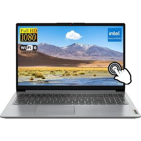 Lenovo Ideapad Laptop Touchscreen 15.6" FHD, Intel Core i3-1215U 6-Core, 24GB RAM, 1TB SSD, Webcam, Bluetooth, Wi-Fi6, SD Card Reader, Windows 11, Grey, GM Accessories
