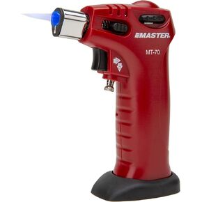 Master Appliance MT-70 Butane Torch - Torch Lighter, Self-Igniting Butane Torch Lighter, Flame Temp up to 2500F, Adjustable Flame, Butane Refill