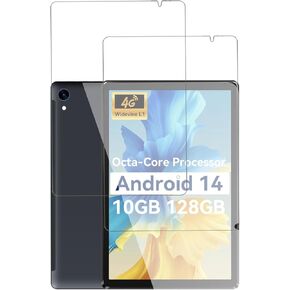 Screen Protector for Urao C107/ZOFYWNAS C107 Android 14 Tablet 10 inch 2024,WUNIAK Tempered Glass Film Anti-Scratch High Touch Sensitivity,2 Pack.