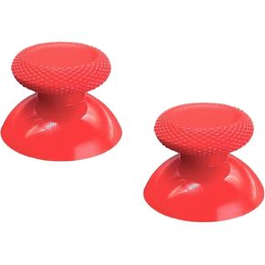 Replacement Thumbsticks for Oculus Quest 2 Left Right Controller, Custom Analog Thumb Sticks for Meta Quest 3 Controllers, VR Accessories Repair Kit Joysticks Cover Buttons for Metaquest Pro - Red