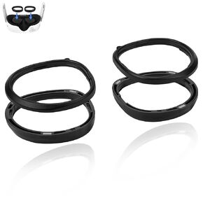 Geekria VR Glasses Spacer متوافقة مع عدسة Meta Quest 3S ، وعدسة أكواب المغناطيسية ، حلقة عدسة مضادة للخلع ، منع الخدش بين النظارات وعدسة VR (أسود)