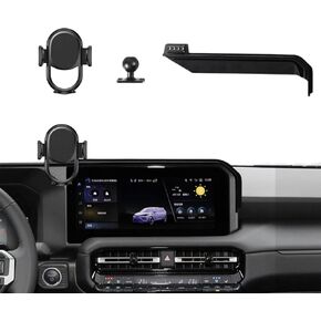 Car Phone Holder for 2024+ Toyota Prado Phone Mount Hands Free 360 Degree Rotation，Compatible for All Phones