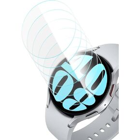 6 Pack 40mm Screen Protectors for Samsung Galaxy Watch 7/Watch 6/Watch FE/Watch 5/Watch 4, Bubble Free Tempered Glass Screen Protector for Galaxy Watch 7/6/5/4/FE 40mm, Anti scratch