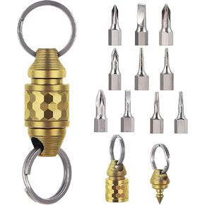 Quick Release Keychain, Titanium Keychain with Quick Release, Pull Apart Detachable Key Ring Quick Release