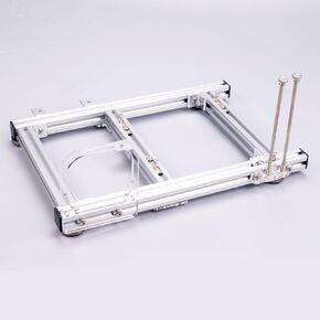 Dpofirs ITX Computer Open Case Bracket, Mini ITX PC Test Bench Open Air Frame Overclock Case Computer Mount Aluminum Chassis Support Graphics Card(Silver)