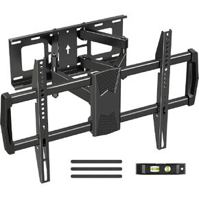MOUNT PRO Full Motion TV Mount for Most 42-82 inch TVs, Wall Mount TV Bracket with Swivel Articulating Extension Tilt Arms, TV Wall Mount Max VESA 600x400mm, 100lbs Loading, Fits 16" Studs