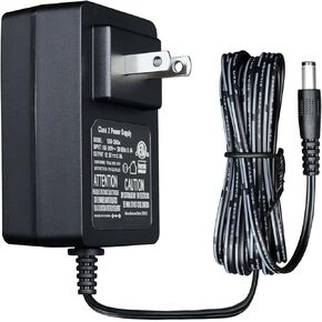 12Vdc 3A/3000mA 6ft Power Supply Adapter, 100-240V 50/60Hz AC to DC 36W Wall Charger for LED Strip Light, CCTV Camera, Router, BT Speaker, DVR, NVR and More 12V Devices, ETL FCC (6Ft Cord, 20AWG)
