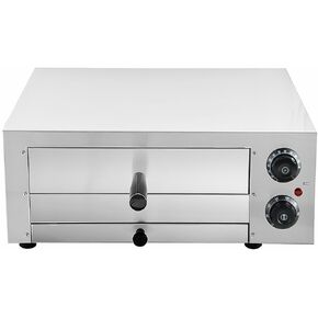 14" Electric Pizza Oven,Stainless Steel Countertop Pizza Oven with temperature and Timer for Kitchen Commercial Use