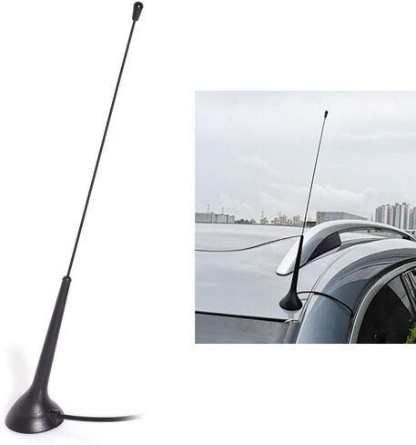 BINGFU Universal Car Attenna Magnetic Base Car Radio Attenna Car Stereo Attenna DIN Plug in Kuwait