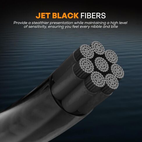 FINS Infinity Braid - USA Made - Silky Smooth 8-End Jet Black Braided Fishing Line for Superior Casting and Quiet Performance in Guides in Saudi Arabia