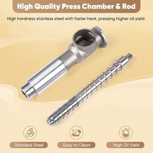 Macho Oil Press Machine 820W Hot/Cold Electric Oil Oil Severuction for Peanut Sesame Sunflower Seeds Coconut Soybean Oil Machine Machine Oper in Kuwait