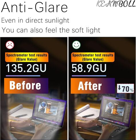 Keanboll (3 حزمة مصممة لـ Lenovo IdeaPad Flex 5i / Deapad Flex 5 16 2 2-in-1 شاشة الشاشة التي تعمل باللمس (16 بوصة) ، وموهبة ومكافحة البصمات (Matte) درع in Kuwait