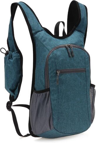 Hiking Daypack Small Travel Hiking Backpack for Women and Men Lightweight Packable Travel Back Pack for Women Men,Black in Saudi Arabia