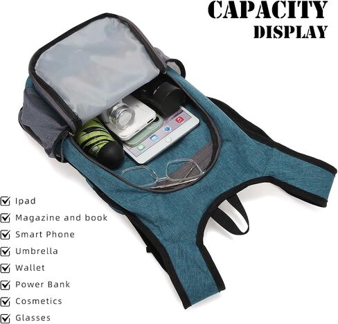 Hiking Daypack Small Travel Hiking Backpack for Women and Men Lightweight Packable Travel Back Pack for Women Men,Black in Saudi Arabia