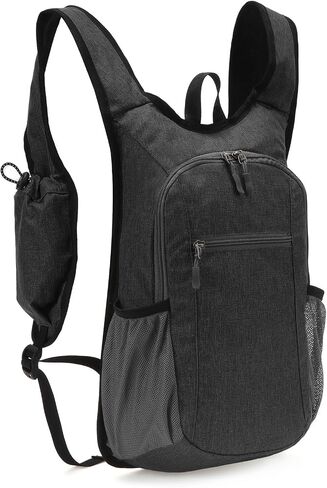 Hiking Daypack Small Travel Hiking Backpack for Women and Men Lightweight Packable Travel Back Pack for Women Men,Black in Saudi Arabia