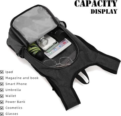 Hiking Daypack Small Travel Hiking Backpack for Women and Men Lightweight Packable Travel Back Pack for Women Men,Black in Saudi Arabia