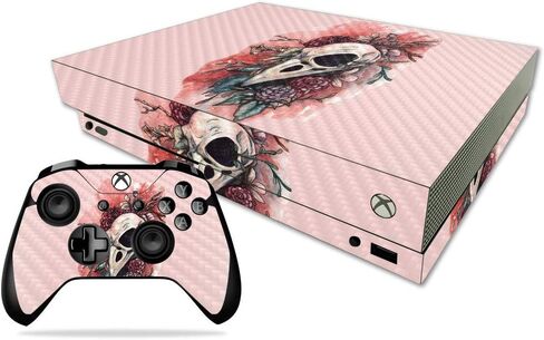 MightySkins Carbon Fiber Skin for Microsoft Xbox One X - Heart Dance | Protective, Durable Textured Carbon Fiber Finish | Easy to Apply, Remove, and Change Styles | Made in The USA in Saudi Arabia
