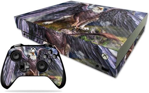 MightySkins Carbon Fiber Skin for Microsoft Xbox One X - Heart Dance | Protective, Durable Textured Carbon Fiber Finish | Easy to Apply, Remove, and Change Styles | Made in The USA in Saudi Arabia